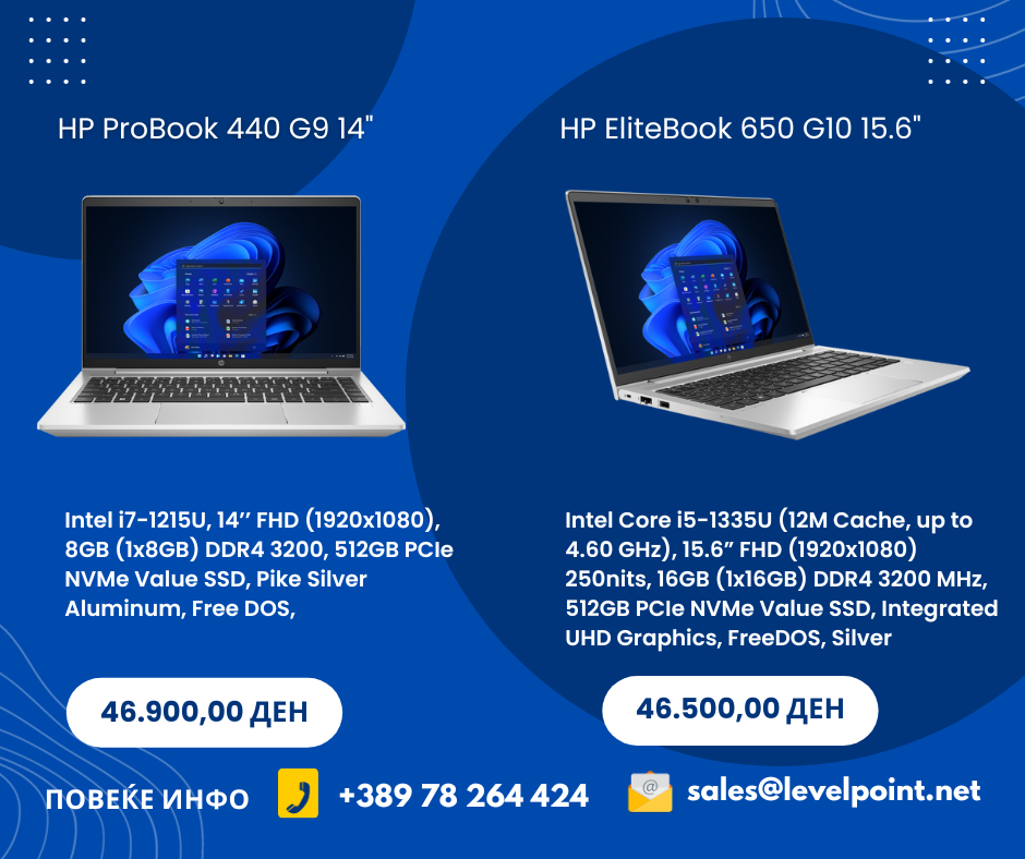 You are currently viewing HP ProBook 440 G9 & HP EliteBook 650 G10